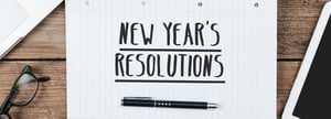 A list of New Year's resolutions that includes adding accounting automation.