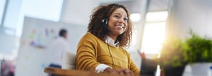 An expert provides white glove service to customers calling support.